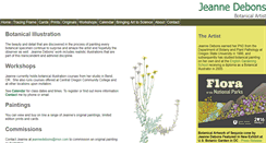 Desktop Screenshot of jeannedebons.com